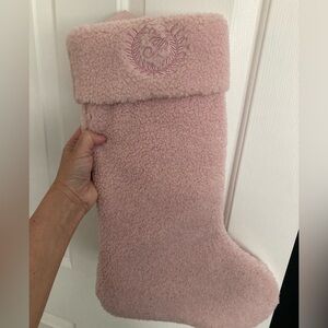 Victoria’s Secret Pink fuzzy Christmas Stocking new